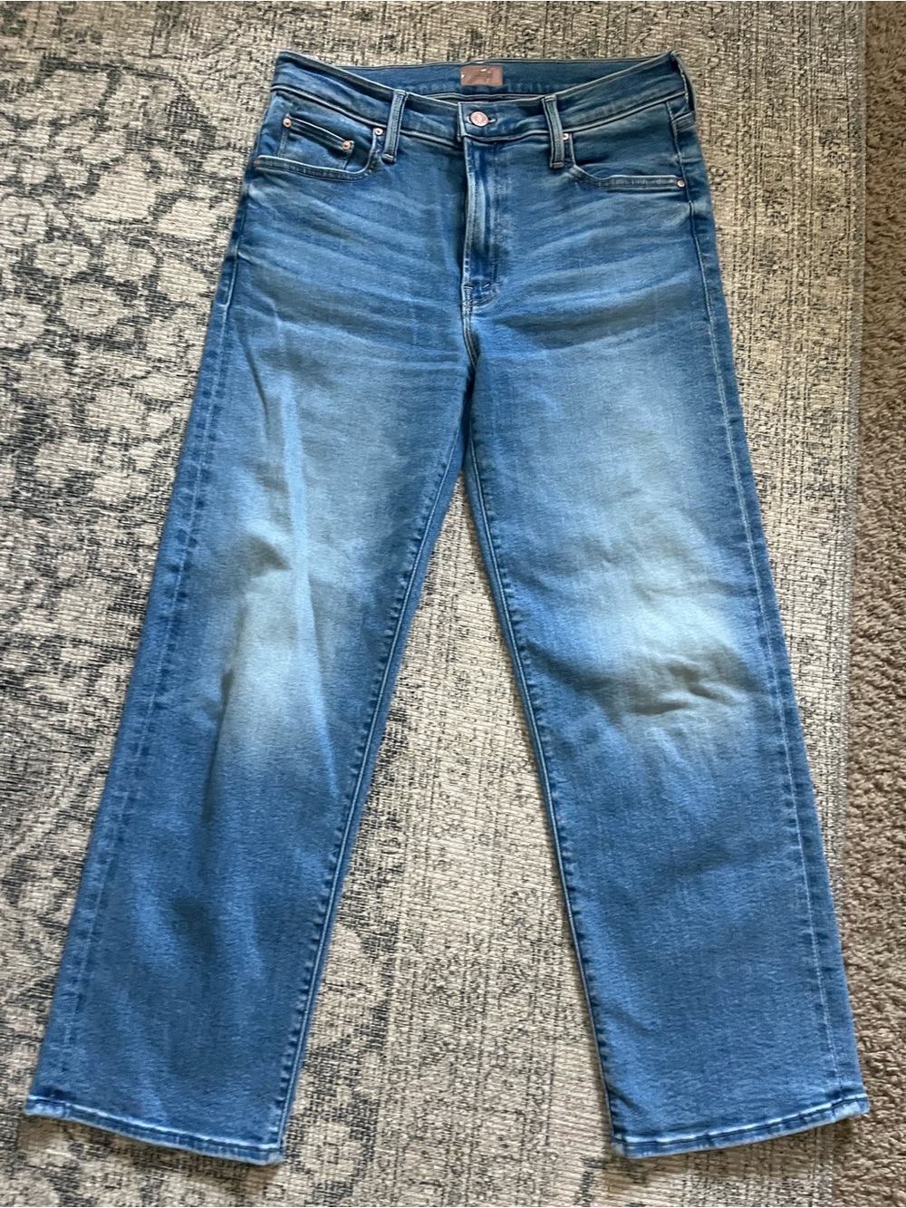 Euc mother mid rise zip rambler ankle